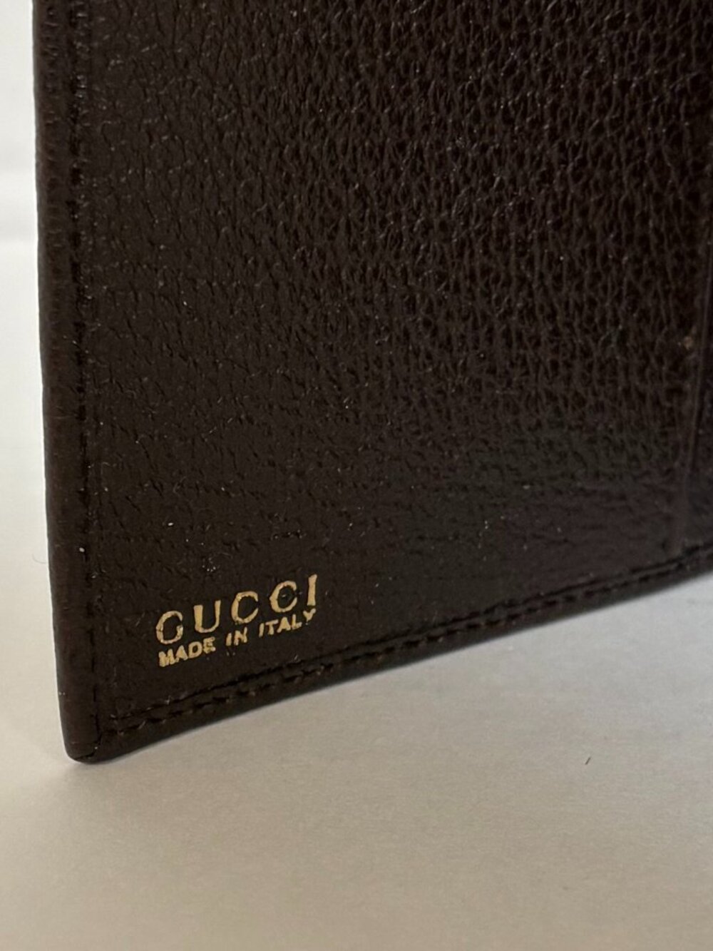 GUCCI Vintage Bamboo with Hook Long Leather & Suede Wallet PRISTINE CONDITION - Picture 2 of 8